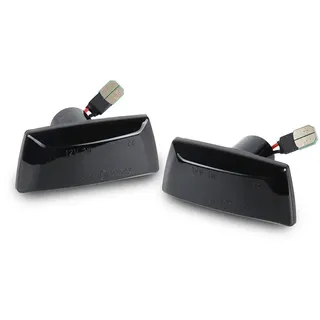 SLPRO Led Seitenblinker schwarz kompatibel für OPEL Adam Astra H J GTC Cascada Corsa D E