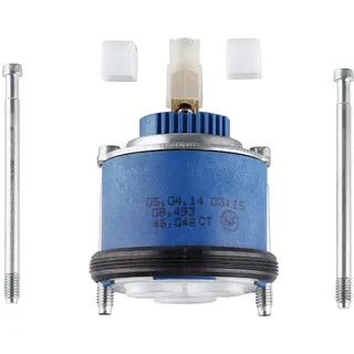 GROHE Ersatzteil, Keramik Kartusche 46 mm (mit keramischem Dichtsystem, variabel einstellbare Mengenbegrenzung, für Einhandmischer), 46048000