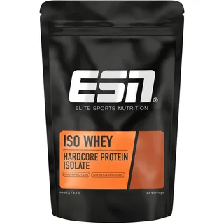 ESN IsoWhey Hardcore Proteinpulver, Neutral, 1 kg, Bis zu 26 g Protein pro Portion, made in Germany