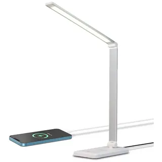 lqwell LED Schreibtischlampe Weiß