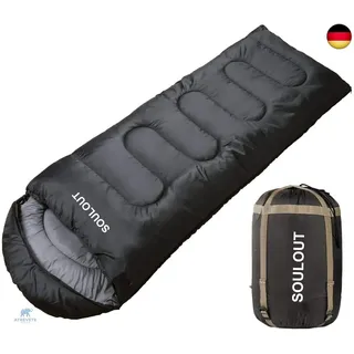 SOULOUT Schlafsack 3-4 Jahreszeiten - Winter Schlafsack Wasserdichter Leichter