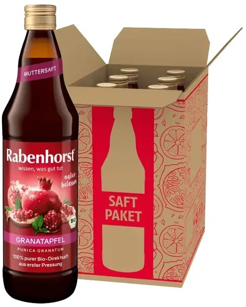 Rabenhorst Granatapfel Muttersaft 6x700 ml Saft