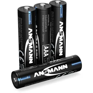 Ansmann Telefon Akku AAA 800mAh 1,2V 4 Stück, DECT Phone, Schnurlostelefon, Babyphone, Ersatzakku