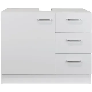 stabilo-sanitär Waschbeckenunterschrank "Knut" polarweiß matt 3 Schubladen, 63x30x54cm