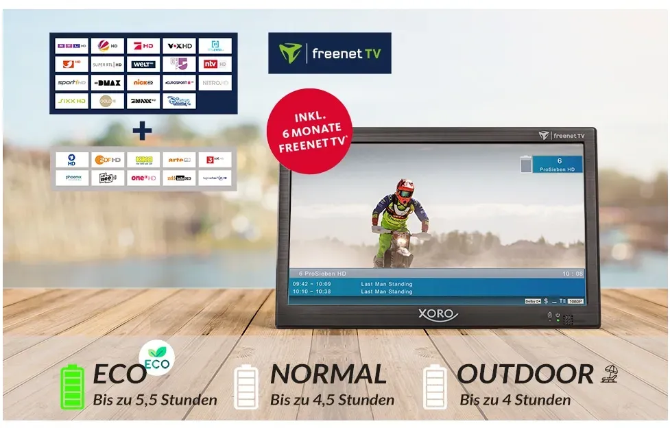 Xoro PTL 1050 V2 Tragbarer Fernseher (25,6 cm/10,1“)