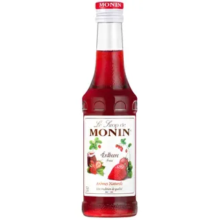 Monin Erdbeere - Monin Sirup Kleinflasche (0,25l)