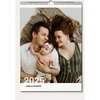 Fotokalender selbst gestalten - A3 | Große Zahl | Wunderkarten.de