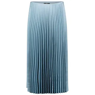 Zero Damen Satin-Rock Midi mit Plisseefalten 40, Citadel - 40