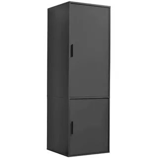 mokebo Kleiderschrank Anthrazit, 1 Fächer, 60x187x58 cm, Schlafzimmer, Kleiderschränke, Drehtürenschränke