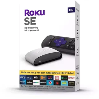 ROKU® HD Streaming Stick für TVs, inkl. Fernbedienung Partnertasten Weiß