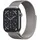 GPS + Cellular 46mm Natural Titanium Natural Milanese Loop S/M