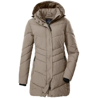 G.I.G.A. DX by killtec Damen Steppparka/Funktionsparka mit abzippbarer Kapuze GW 60 WMN QLTD PRK, sand, 46,