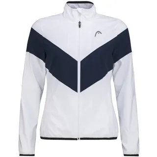 Head Trainingsjacke Tennis Club (modern, sportlich) weiss/dunkelblau Mädchen