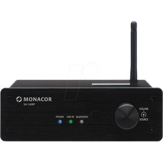 Monacor SA-160BT Stereo-Verstärker 2 x 60W