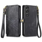 Für Sony Xperia 10 VI 6. Gen Kunst Leder Book Tasche Schutz Hülle Case