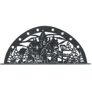 Schwibbogen Vorlage 115 Winterlandschaft, Breite 68cm