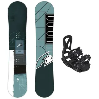 F2 Set Snowboard Junior Union Aqua 125cm + Pipe Bindung S