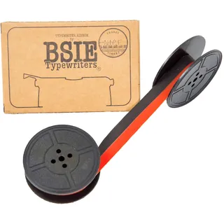 Olympia SCHREIBMASCHINENBAND – BSIE Typewriters - Schwarz & Rot