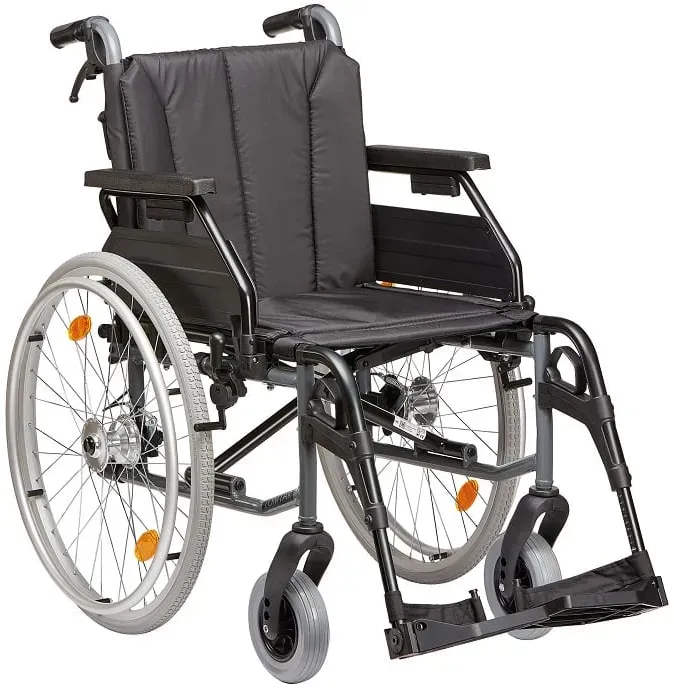 Dietz Rollstuhl Tomtar MR-LG mit Trommelbremse - 48 cm