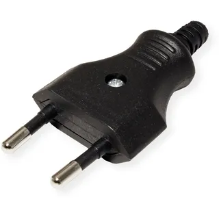 Bachmann Euroflachstecker sw, m.Schraubanschl. 900.002