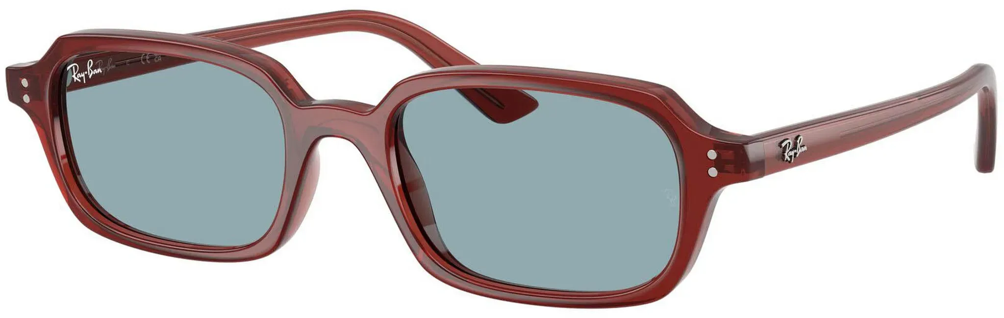 RAY-BAN Zuri Brille in rosty brown-blue, Größe Einheitsgröße - braun