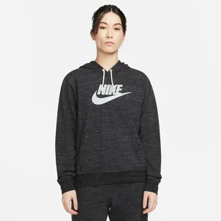 Nike Sportswear Gym Vintage Hoodie Damen black/white S