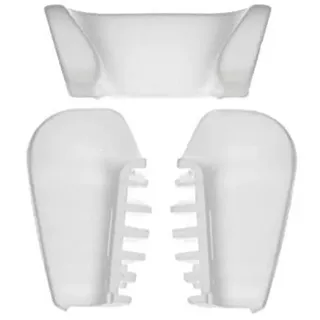 Britax Römer Original Ersatzteil | Dämpfungseinleger Set Kopf und Rückenteil für KID, weiß, 2 Stück (1er Pack)