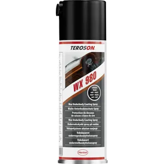 TEROSON WX 980, schnell trocknendes Autowachs für Fahrzeugunterböden, Rostschutz Spray zur Ergänzung von Schutzbelägen, bitumenfreies Unterbodenschutz Wachs, 1x500ml