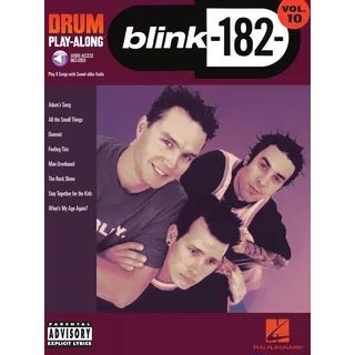 HAL LEONARD Blink-182: Noten, CD für Schlagzeug (Drum Play-Along, Band 10): Drum Play-Along Volume 10 (Drum Play-Along, 10, Band 10)