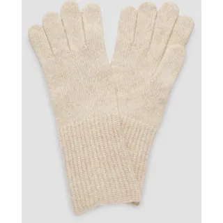 s.Oliver Strickhandschuhe Wollmix Beige S