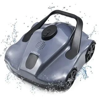 Poolroboter, 5200 mAh Akku, 130 Min. kraftvolle Reinigung, kabelloser Poolsauger, IPX8 wasserdicht, geeignet für Aufstellpools bis 100 m2