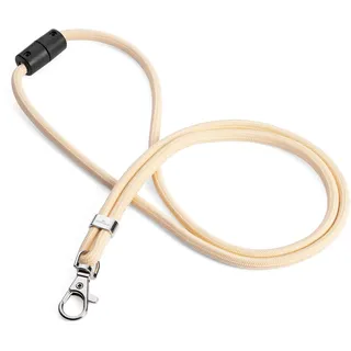 Durable Textilband rPET mit Karabiner, beige,