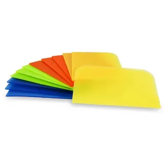 Muxel Einfache Teigkarte Teigschaber, Teigschaberkarte oder Teigbrotschneider zum Backen aus Kunststoff Schüsselschaber, Scraper zum Glattstreichen von Teig Flexibles Material... (6) (12)