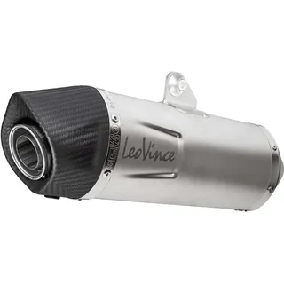 LeoVince Lv One Evo Husqvarna 701 Supermoto/enduro/lr 21-22 Ref:14368ek Stainless Steel&carbon Homologiertes Vollliniensystem - Black / Silver - Homologated