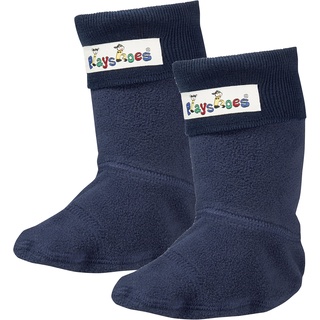 Playshoes Unisex Kinder Stiefel-Socke Füßling, marine, 30/31