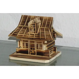 Holzprodukte Spardose Haus Hütte Alpenhütte Alpenhaus Spardose Holz Holzhaus NEU 11 cm