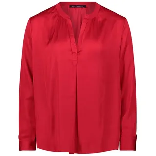 Betty Barclay Satin-Bluse langarm Rot | Gr.: 48
