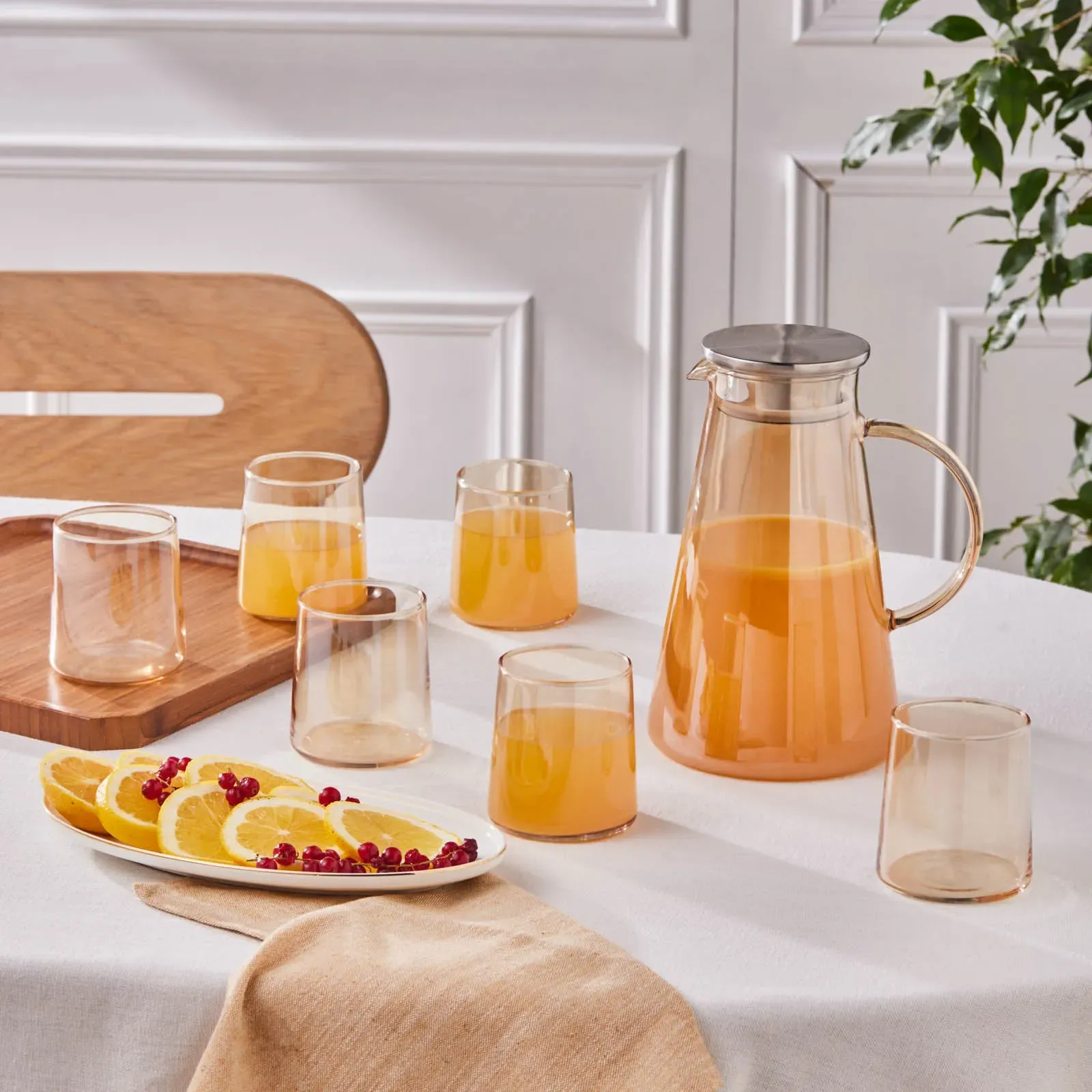 Karaca Luminous 7-teiliges Glas-Set