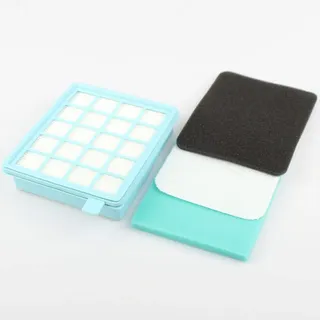 MohMus Filterset kompatibel mit Philips FC 8058/01, FC8058/01 - Serie PowerPro Compact FC8470 - FC8479, FC9320 - FC9327