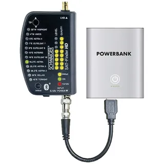 Schwaiger Sat-Finder HD + Powerbank SAT Finder