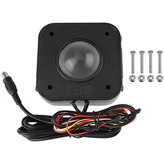 Digitalkey Arcade Gaming Trackball 4,5cm Durchmesser mit PS2 Stecker + PS2 auf USB Adapter (beleuchtet)