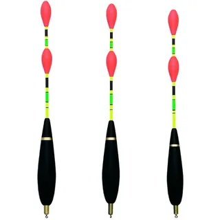3 vorbebleite Waggler Allround Posen Angel Set Schwimmer Angelposen Laufposen Karpfen Aal Pose