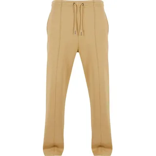 URBAN CLASSICS Fluffy Pintuck Trainingshose - Beige - M
