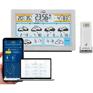 TFA TFA.me ID-02 Wetterstation silber