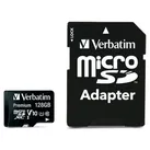 Verbatim microSDXC Speicherkarte, 128 GB, Premium, Class 10, U1, 10MB/s SD Adapter