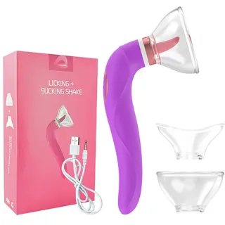 Zunge Lecken dildo Vibrator Brustwarzen Stimulation Sauger ,Klitoris Sauger Lecken Vibratoren für frauen, mit 8 saugenmodis und 5 Zunge Frequenzmodi Sexspielzeug für Frauen und Paare (Rosa)