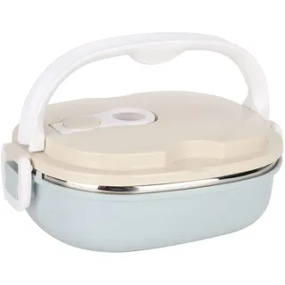 Thermo-Lunchbox, Bento-Lunchbox, auslaufsicher, 3 Ebenen, stapelbare Lunchbox aus Edelstahl, Lunchbox für warme Lebensmittel für Erwachsene/Männer/Frauen, BPA-frei (einlagig)