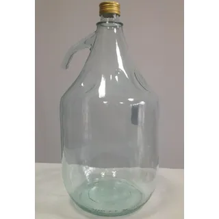 GLASBALLON GÄRBALLON FLASCHE GLASFLASCHE WEINBALLON 5 LITER GLAS BALLON 5L NEU BDG5Z