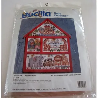 Bucilla Baby Collection Arche Noah Holzstall, 22,9 x 30,5 cm
