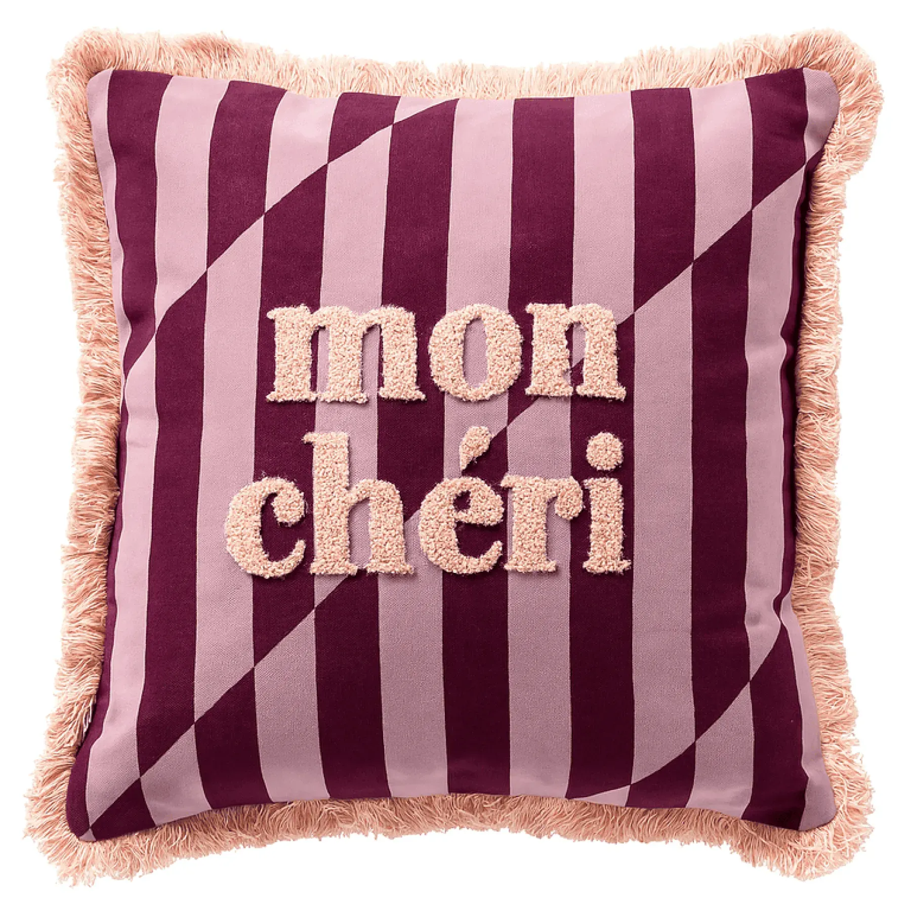 Dutch Decor Kissenhülle 'Chéri' 45 x 45 cm Rosebud - Rosa